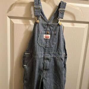 Child’s size 10 Roundhouse striped overalls